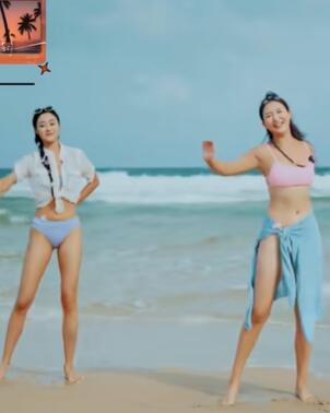 女团放松伸展一首歌 真的太好听了!太chill了