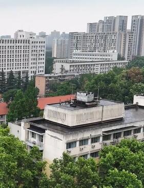 航拍西安理工大学金花校区