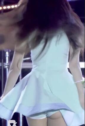 Arin小姐姐蓝色连衣裙直拍慢放~003