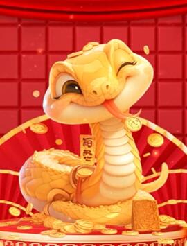 2025蛇年新年舞台循环LED背景视频