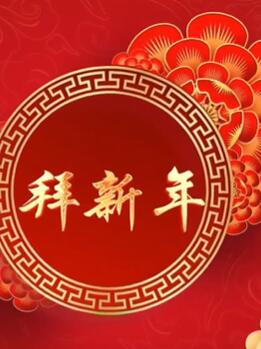 庆新年,2025版《拜新年》舞台LED背景视频