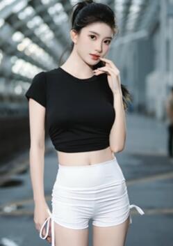 广州国际车展车模拍摄系列-bb黑白搭配