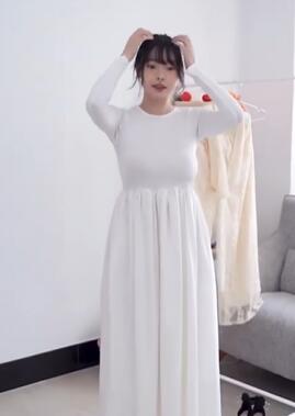 女神苡昕美女网红小姐姐性感夏日美裙换装