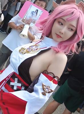 原神 八重神子 台北动漫展Cosplayer ff43