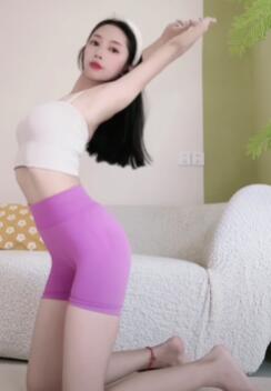 人美心善 11一字马 腹吸 拉伸热身,无BGM