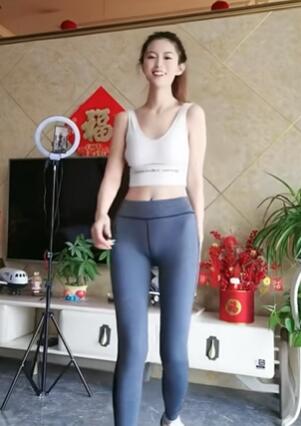 紧身裤小姐姐跳舞 #健身美女 #女神