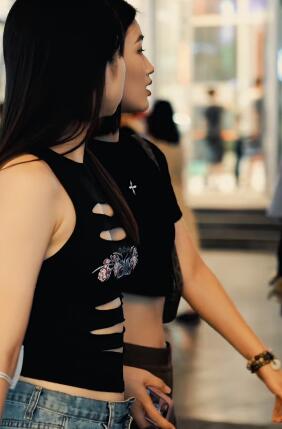 小姐姐你真大方#街拍