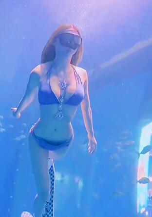 快手精品时尚美女模特T台走秀3