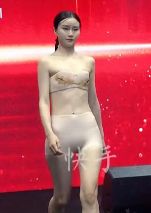 快手精品时尚美女模特T台走秀4