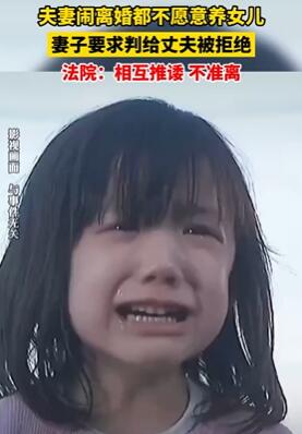 江苏镇江一夫妻离婚都不愿养娃 法院:不准离