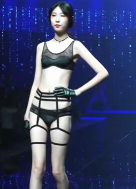 中国风内衣模特秀场