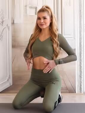 帕梅拉 - 10min 臀部腹部 2合1训练| 膝盖友好