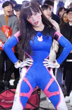 守望先锋cos—DVA舞蹈2