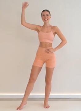 紧实臀腿!10分钟普拉提腿部+臀部训练