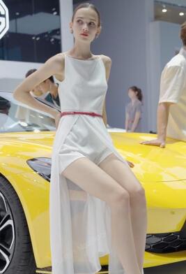 2024成都国际车展 MG 车模 Beautyleg Racing Model 002