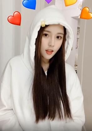 漂亮的小姐姐这手式要表达什么呢?你来给解释一下吧