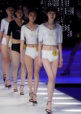 高清美女模特 时尚内衣模特走秀10