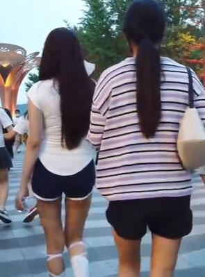 西湖边 美女超多