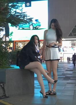 4K HDR 街拍成都太古里美女